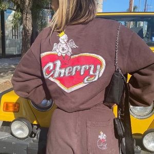 CHERRY LA VALENTINE’S LIMITED EDITION CREW 🤎✨SOLD